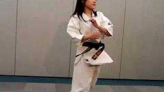 Karate Girl In Japan