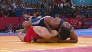 Wrestling Men's GR 66 kg Semifinal - Kazakhstan v India Replay -- London 2012 Olympic Games kaz greco roman wrestling onlain kazahstan 